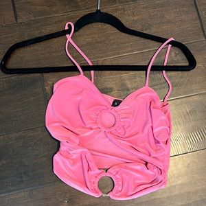 Pink Crop Top